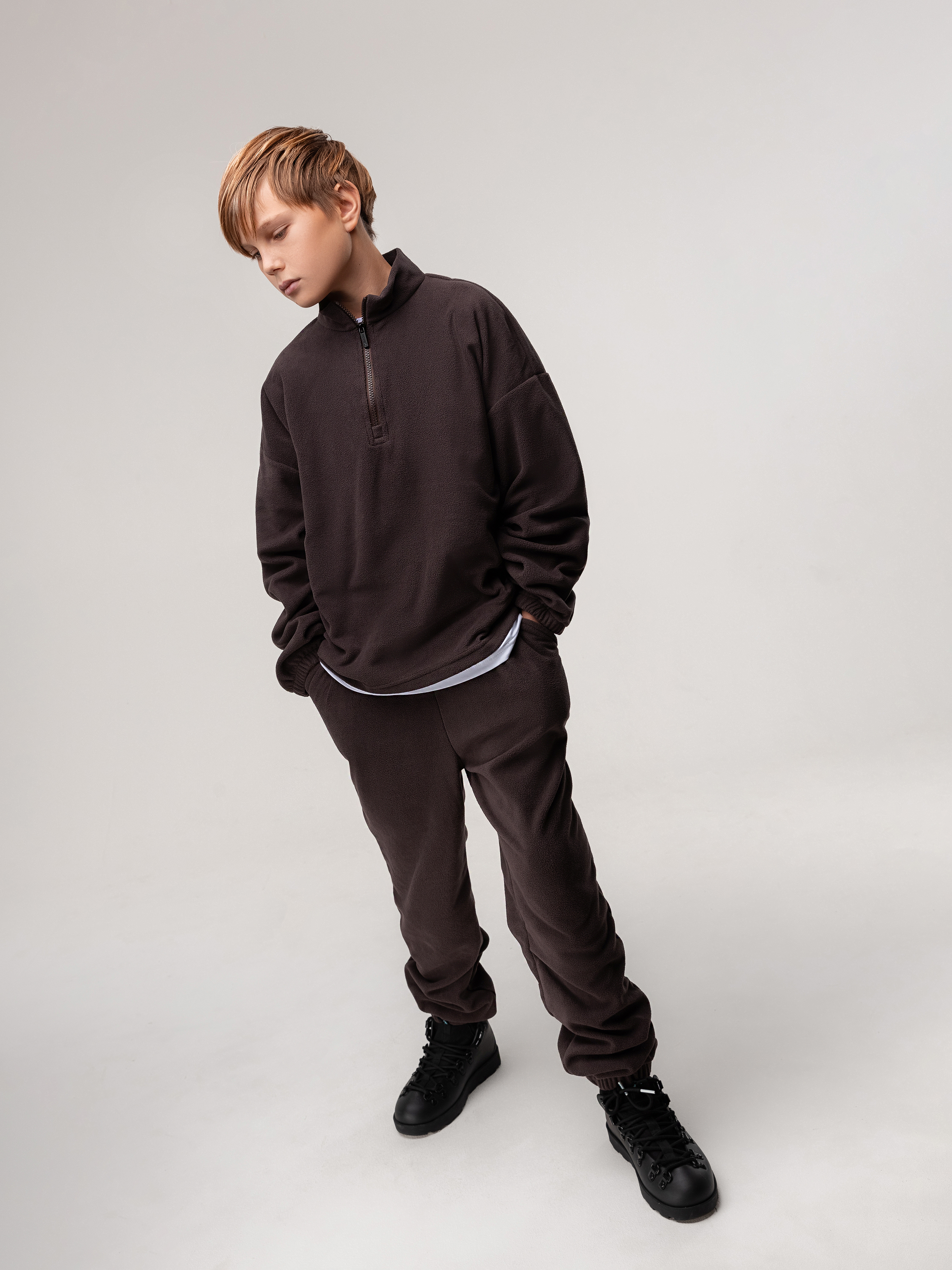 Толстовка и брюки Bodo 46-46МU_коричневый - фото 4