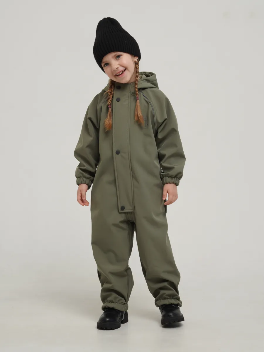 Комбинезон Супер Пупс Комб/сф/пл/оливковый - фото 20