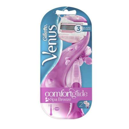 Бритва GILLETTE Venus Breeze SPA с 2 сменными кассетами