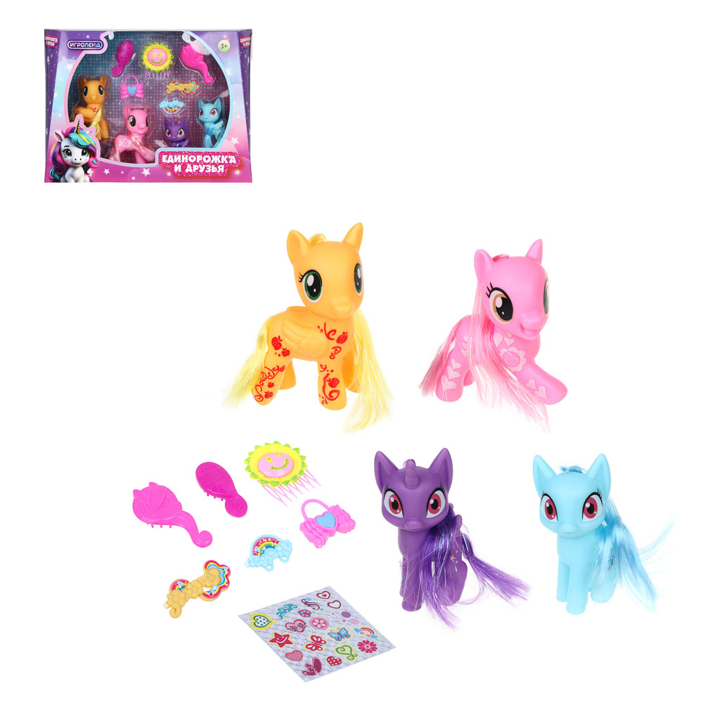 Игровой набор Игроленд Единорожка и друзья - фото 2