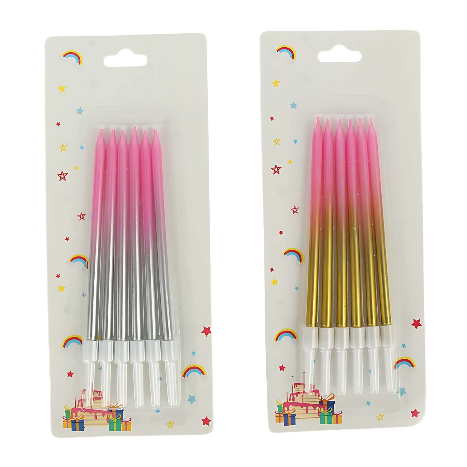 Свечи для торта ё в ассортименте - фото 1