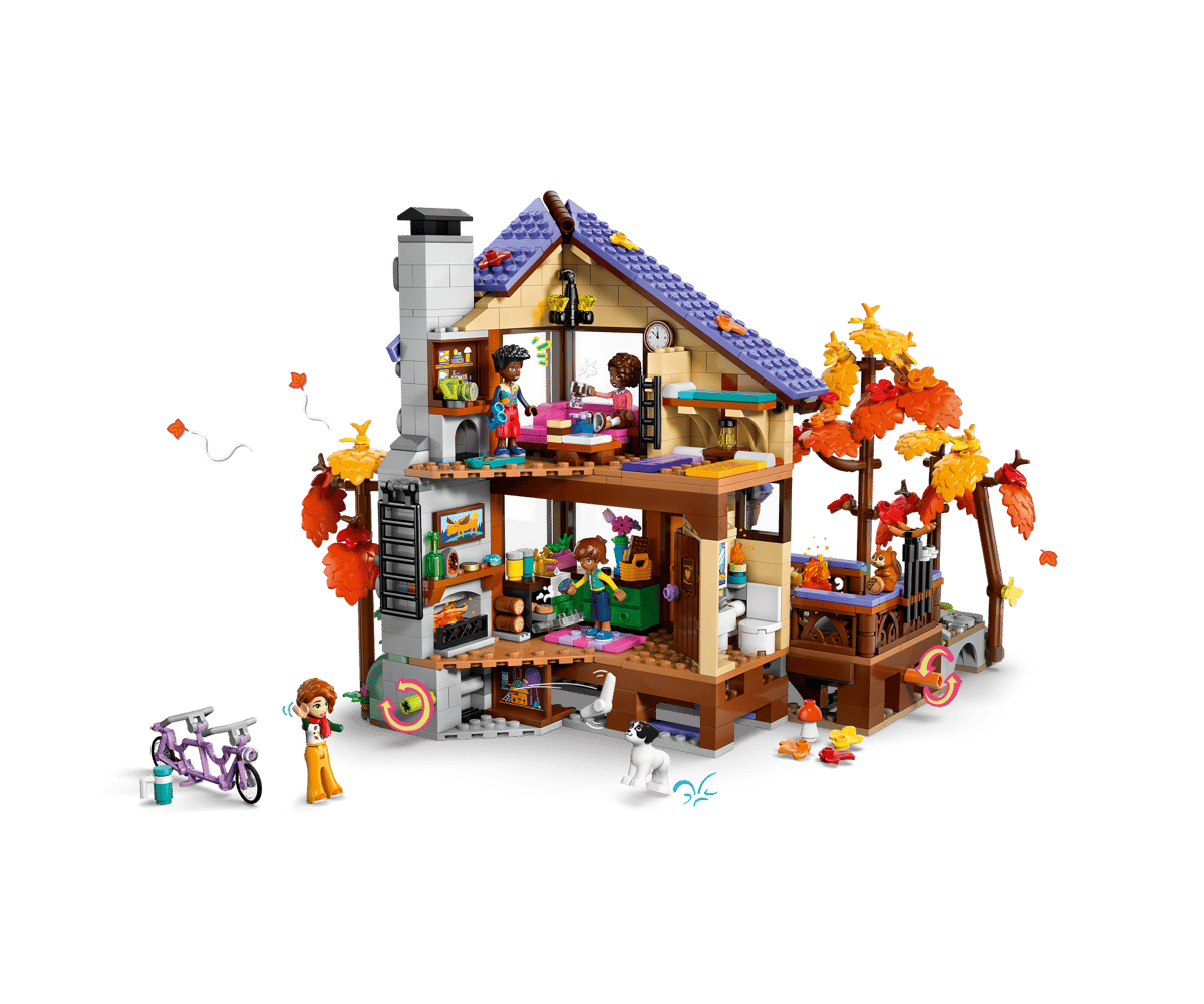 Конструктор LEGO Friends Уютная лесная хижина осенью 1229 дет. - фото 3