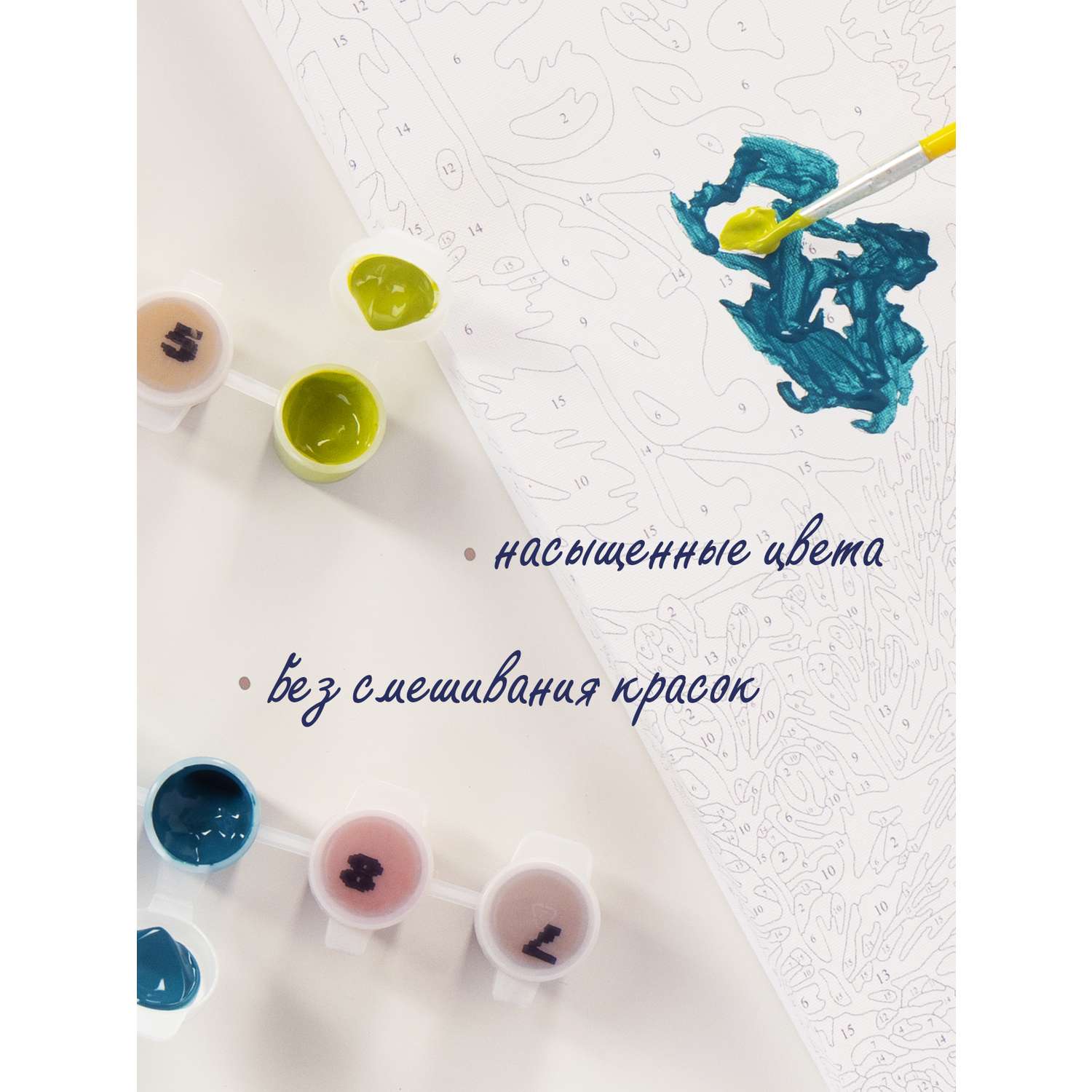 Картина по номерам Attivio Мишка - фото 5