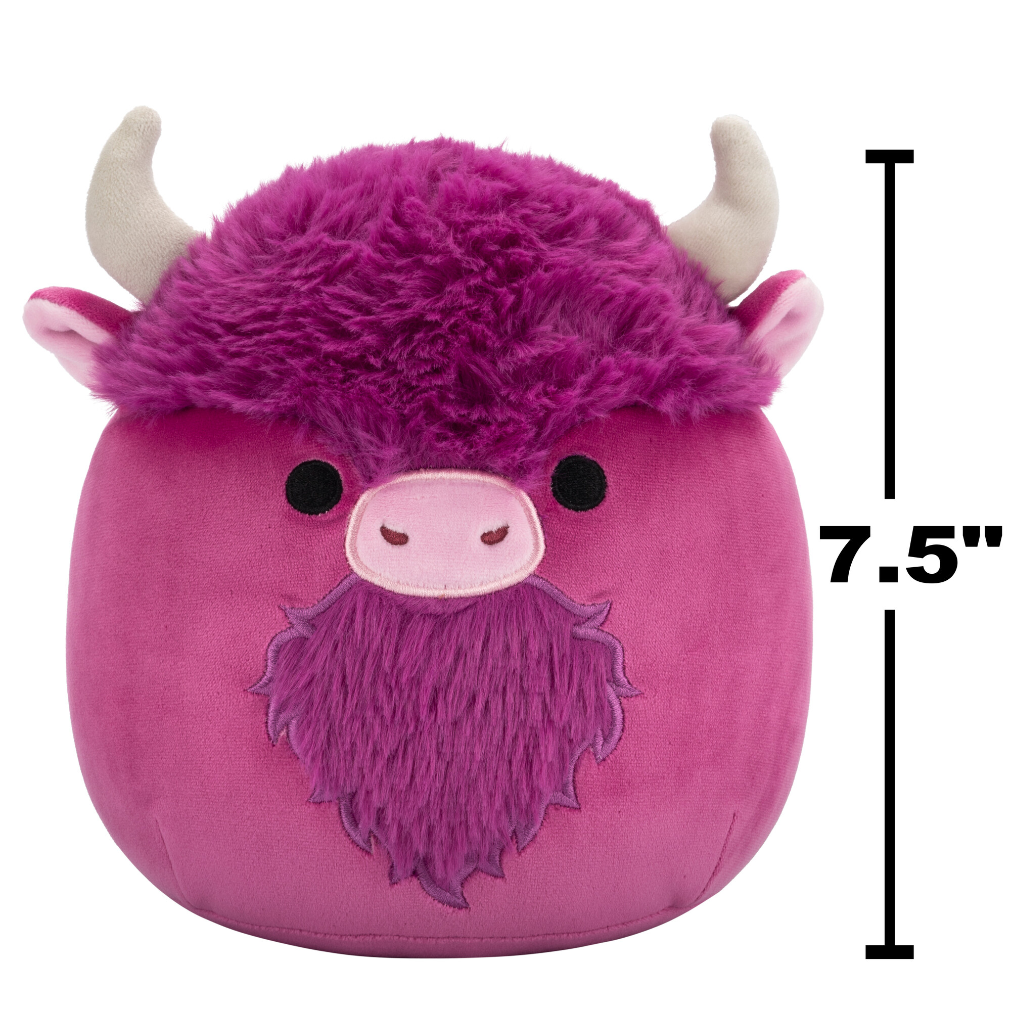 Игрушка мягкая Squishmallows Сливовый бизон - фото 8