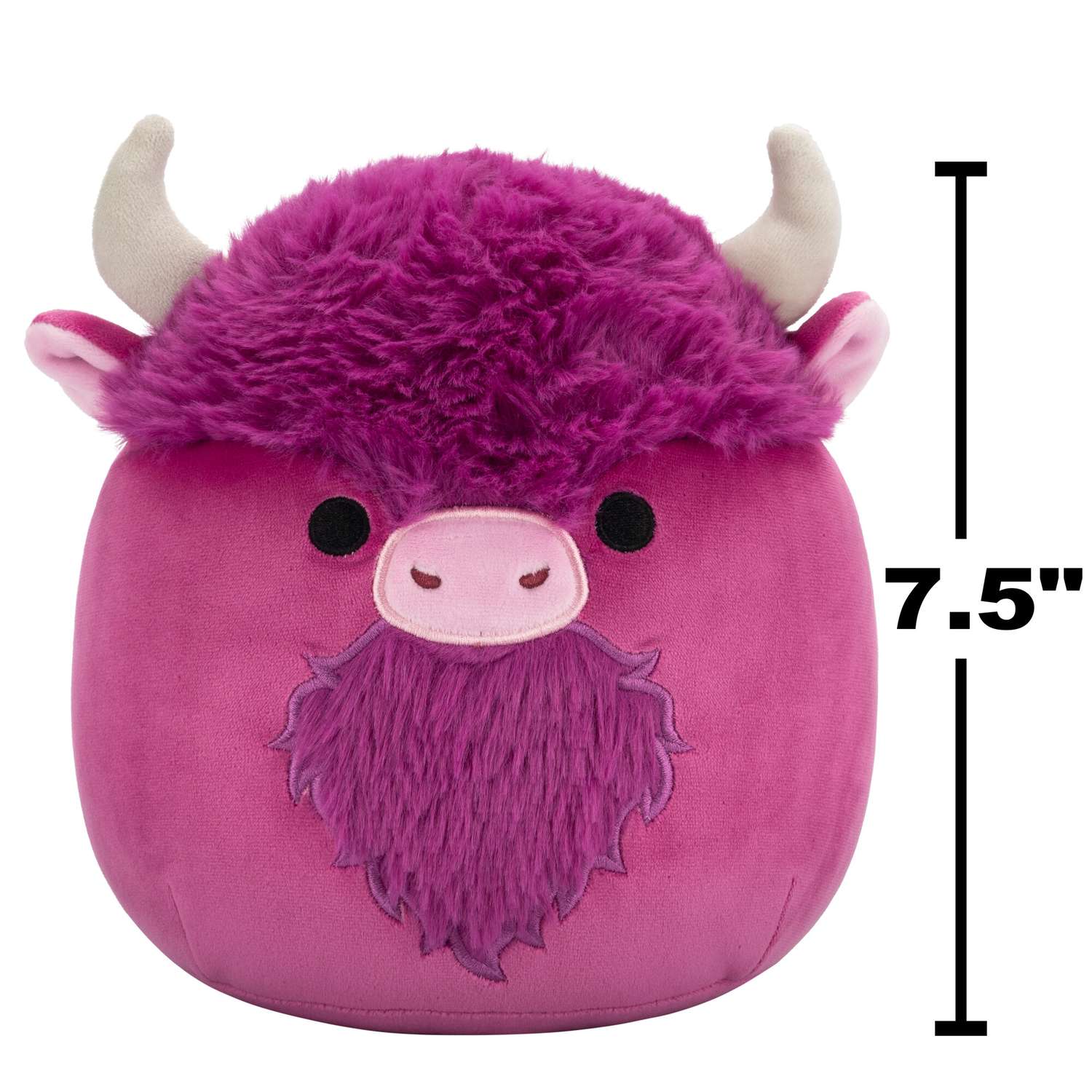 Игрушка мягкая Squishmallows Сливовый бизон - фото 8
