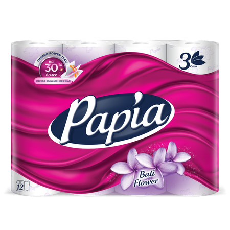 Туалетная бумага Papia 12 шт.