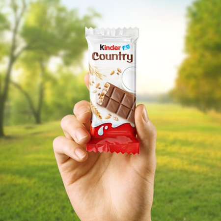 Шоколад Kinder со злаками с молочно-злаковой начинкой, 4*20г
