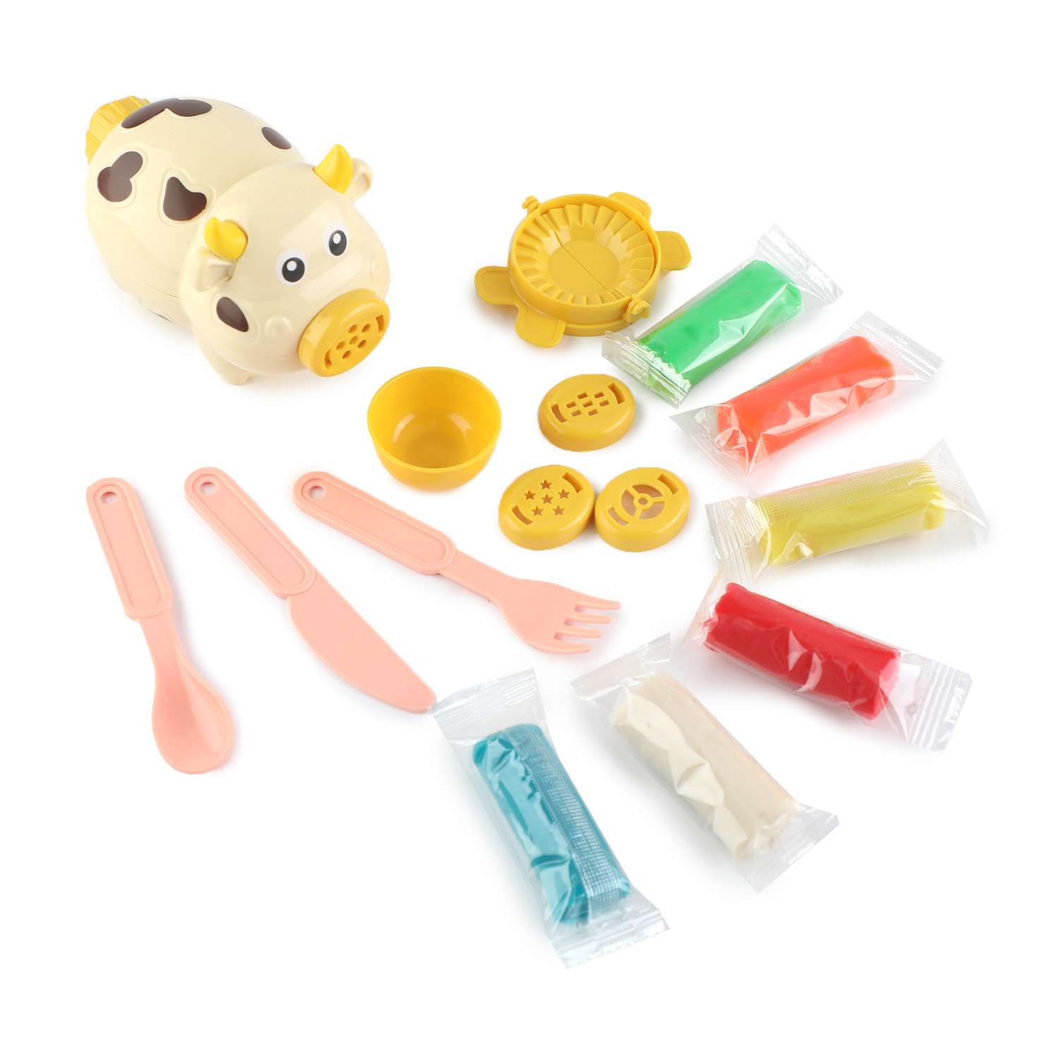 Масса для лепки . Коровка 6 цв. - фото 1