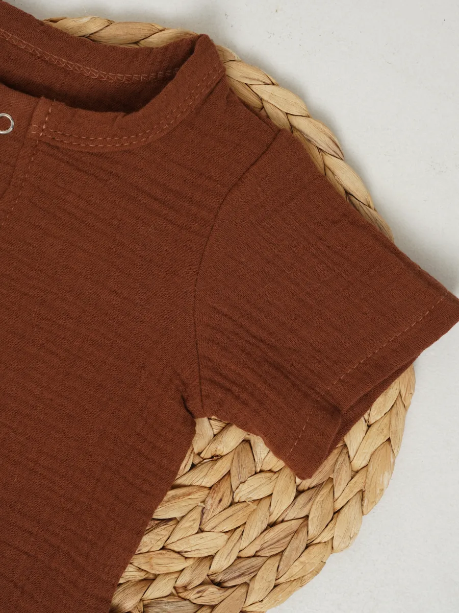 Костюм Супер Пупс кост/мус/рубшорты/шоколад - фото 13