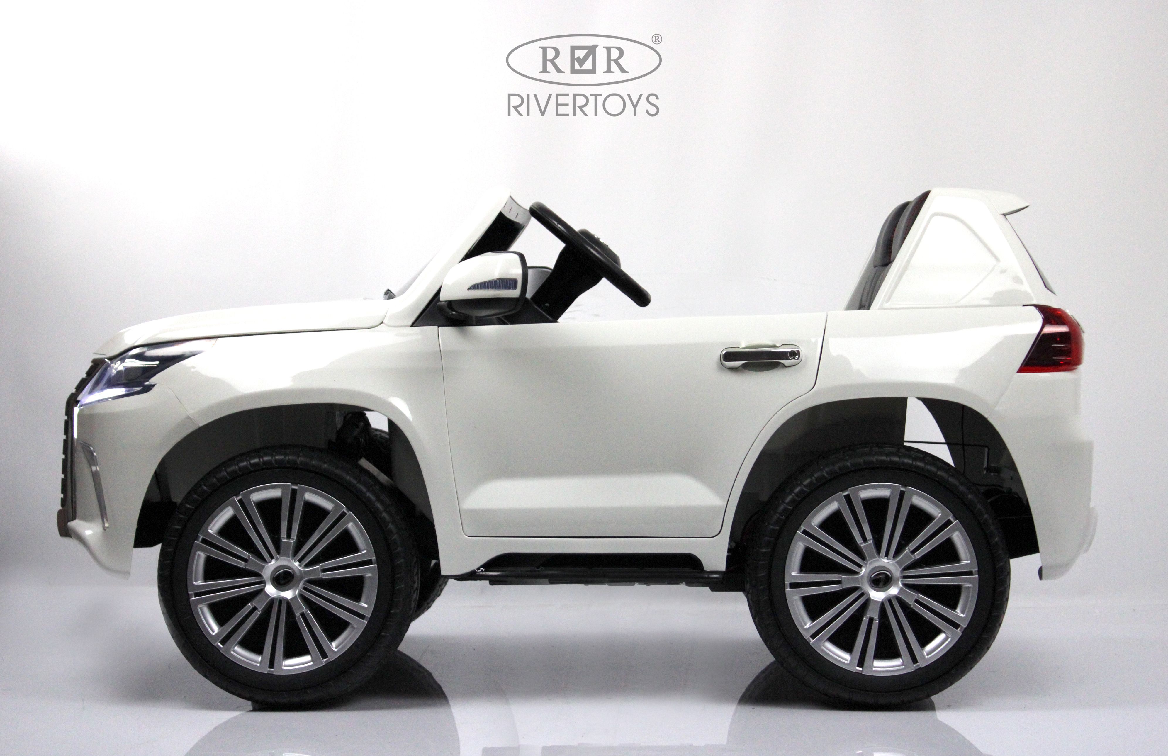Электромобиль RIVERTOYS Lexus Y555YY-WHITE С пультом ДУ - фото 9