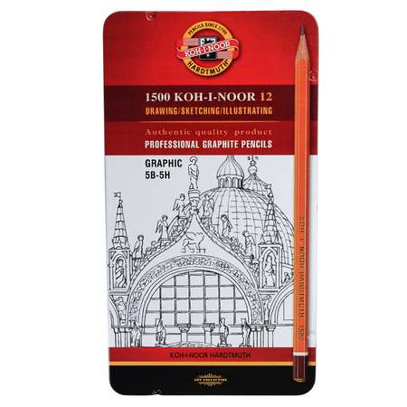 Карандаши чернографитные Koh-I-Noor 12 шт.