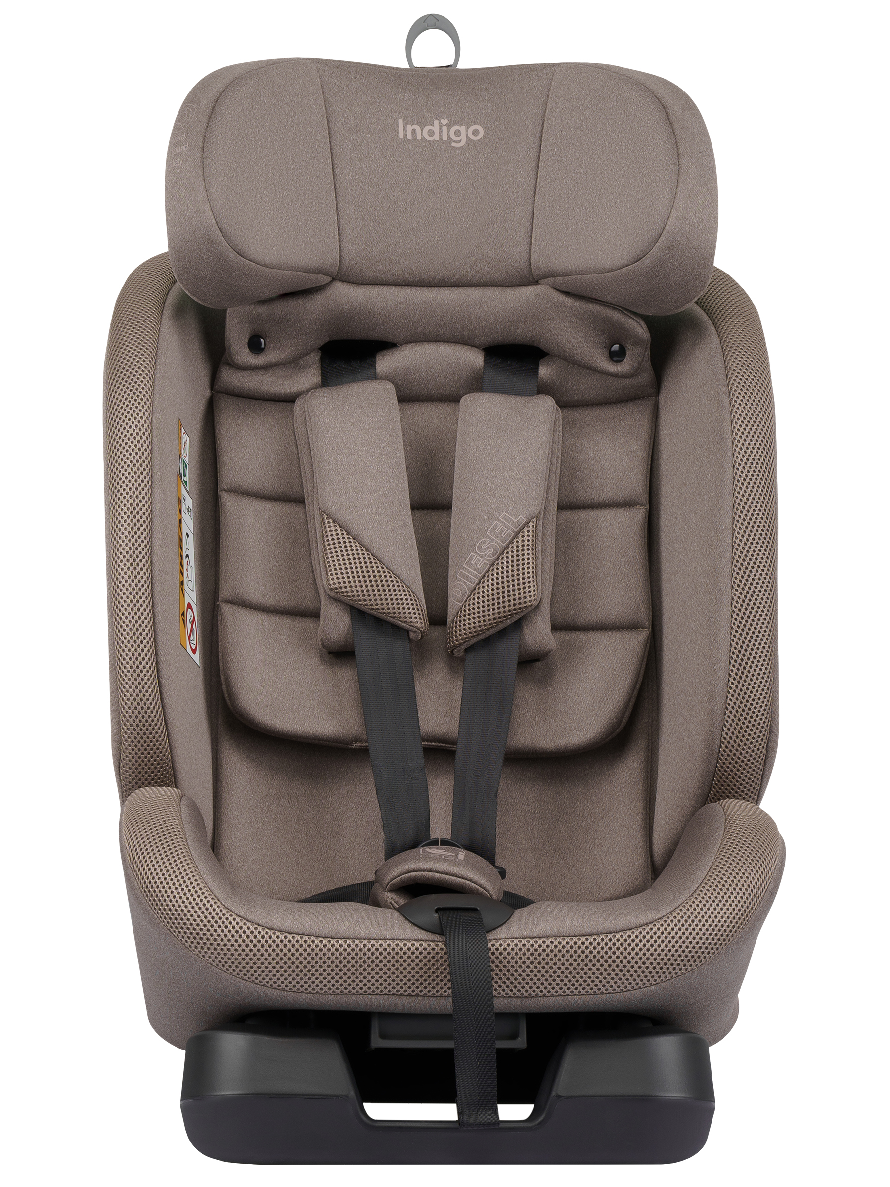 Автокресло Indigo Diesel I-SIZE, группа 0/1/2/3 0+/1/2/3 (0-36 кг) бежевый - фото 18