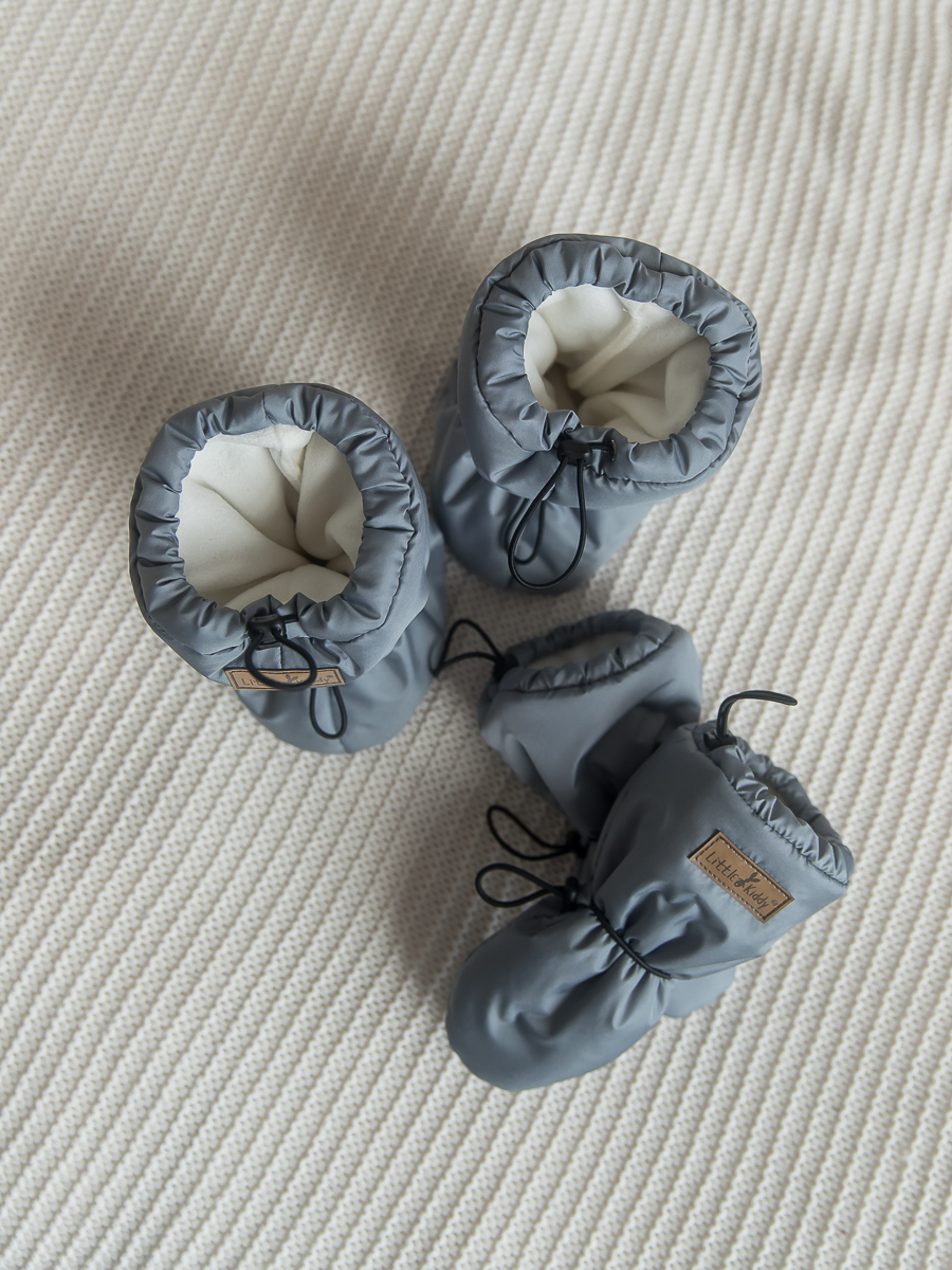 Пинетки LittleKiddy komplekt_demiсерый - фото 2