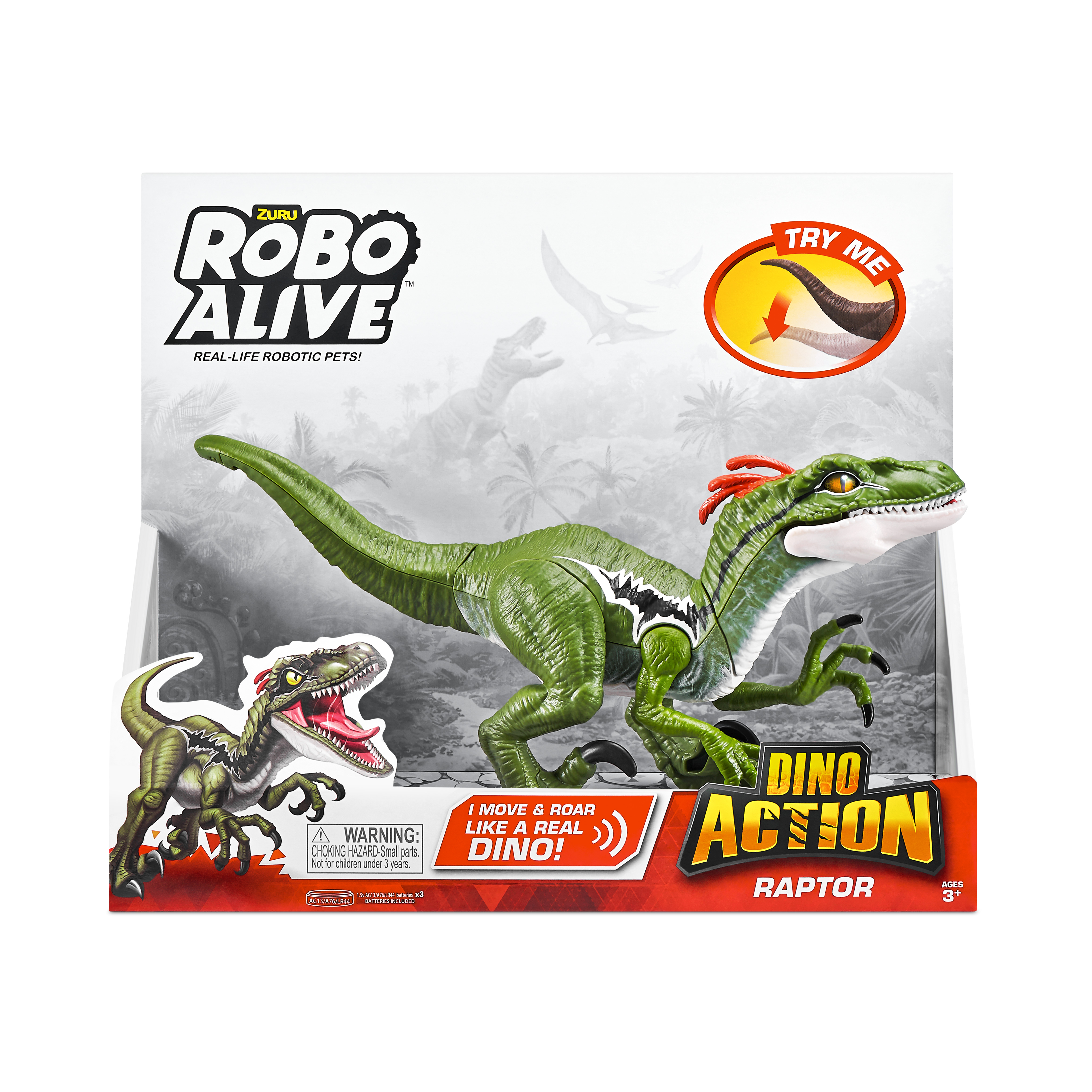Фигурка Zuru Robo Alive Раптор - фото 1