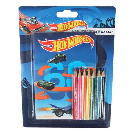 Набор канцелярский Erhaft Hot Wheels 8 предм.
