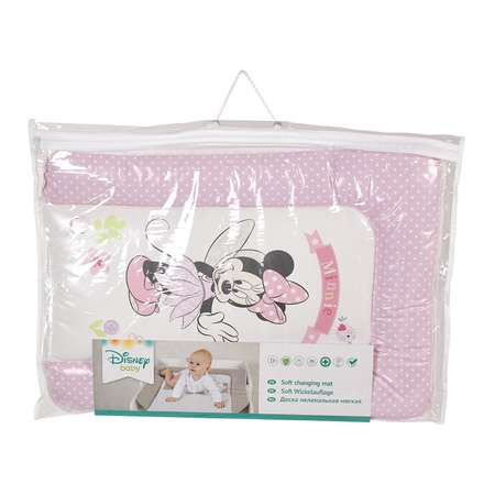 Матрас для пеленания Polini kids Disney baby Минни Маус Фея 70*50см Розовый
