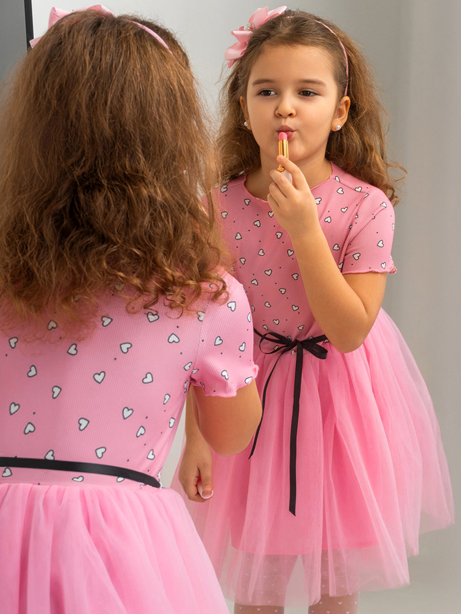 Платье HappyFox HFI3284розовый - фото 12