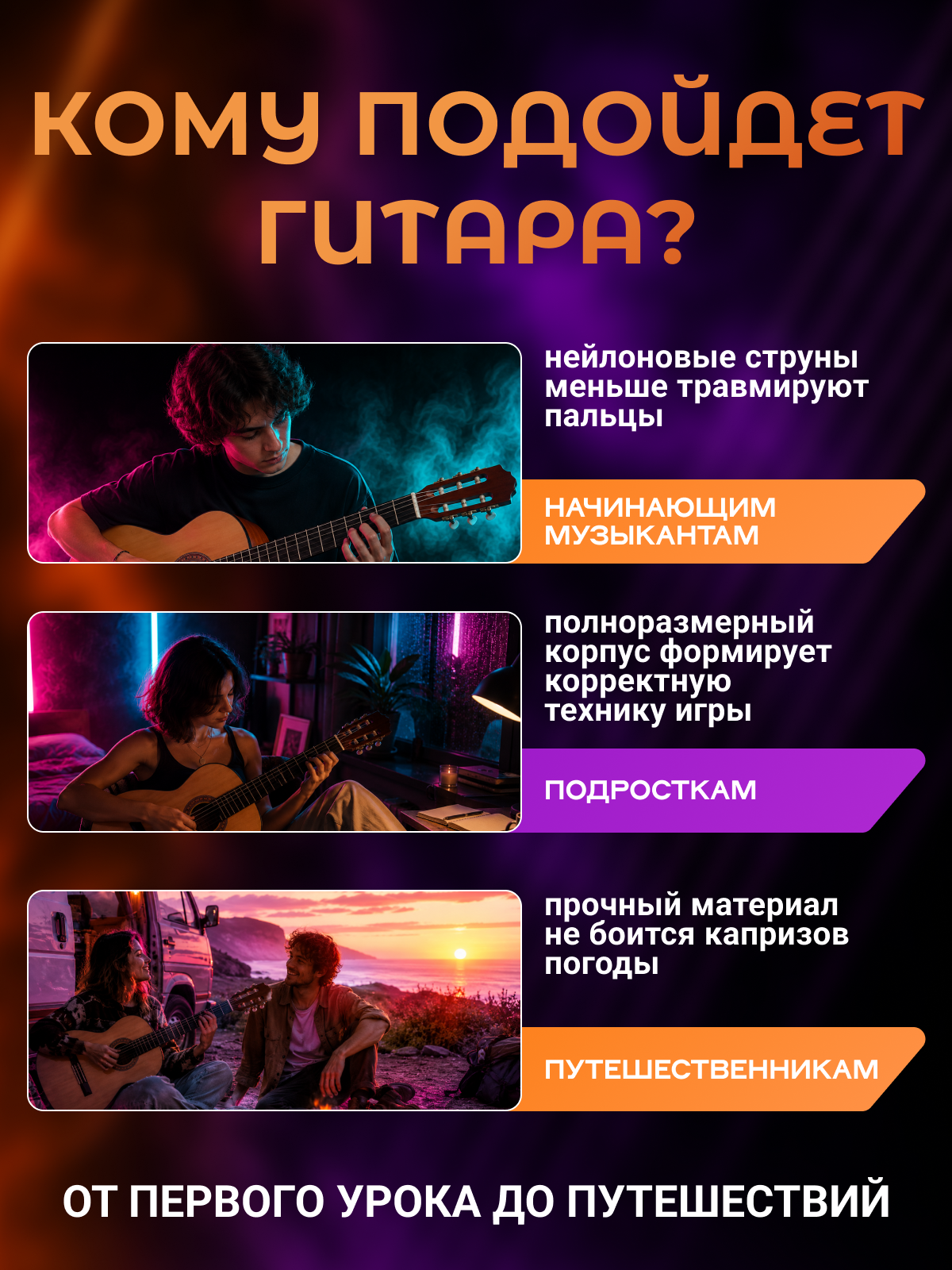 Игрушка музыкальная Terris TC 3901A NA гитара - фото 6