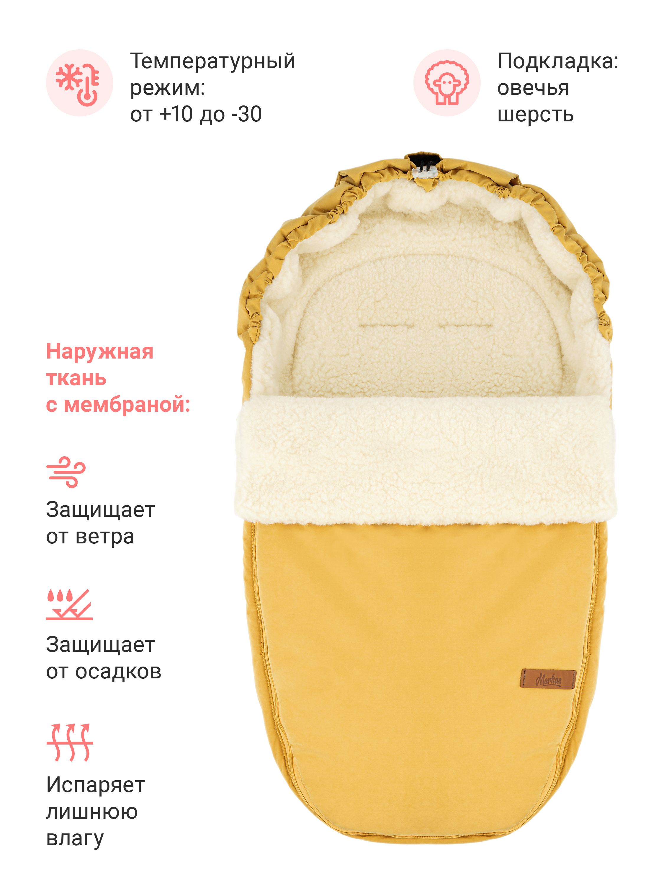 Конверт в коляску на осень Egg Basic - фото 2