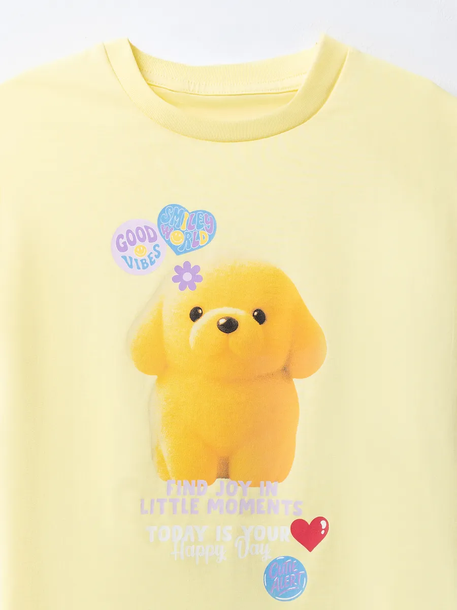 Футболка Mark Formelle (Марк Формэль) 117915/лимонад +печать - фото 5