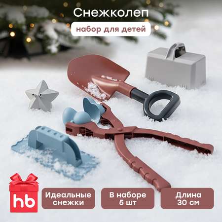 Снежколеп, лопата Happy Baby красный