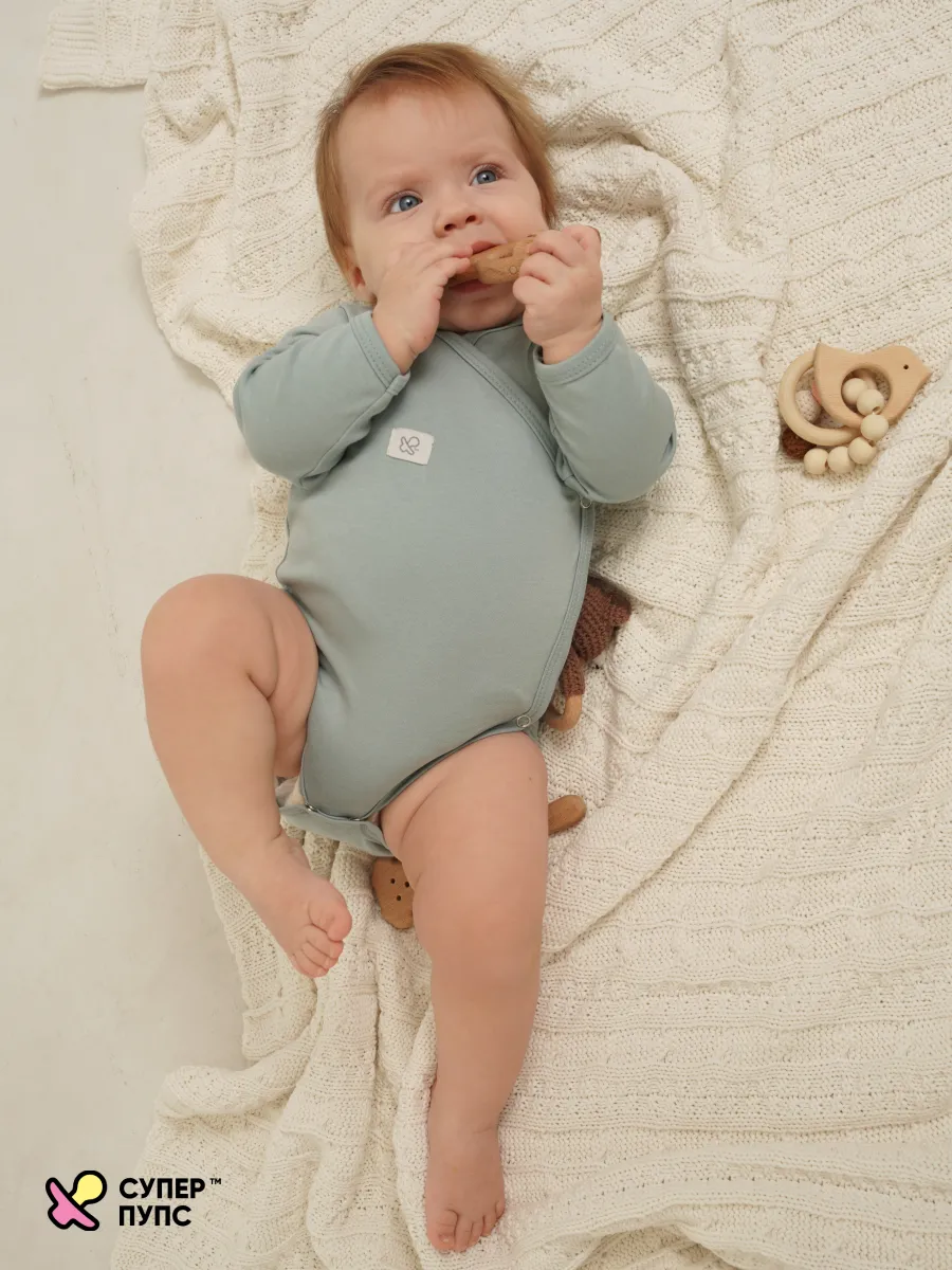 Боди 3 шт Супер Пупс нбр/3пр/бд/зап/полосатыединозавры - фото 24