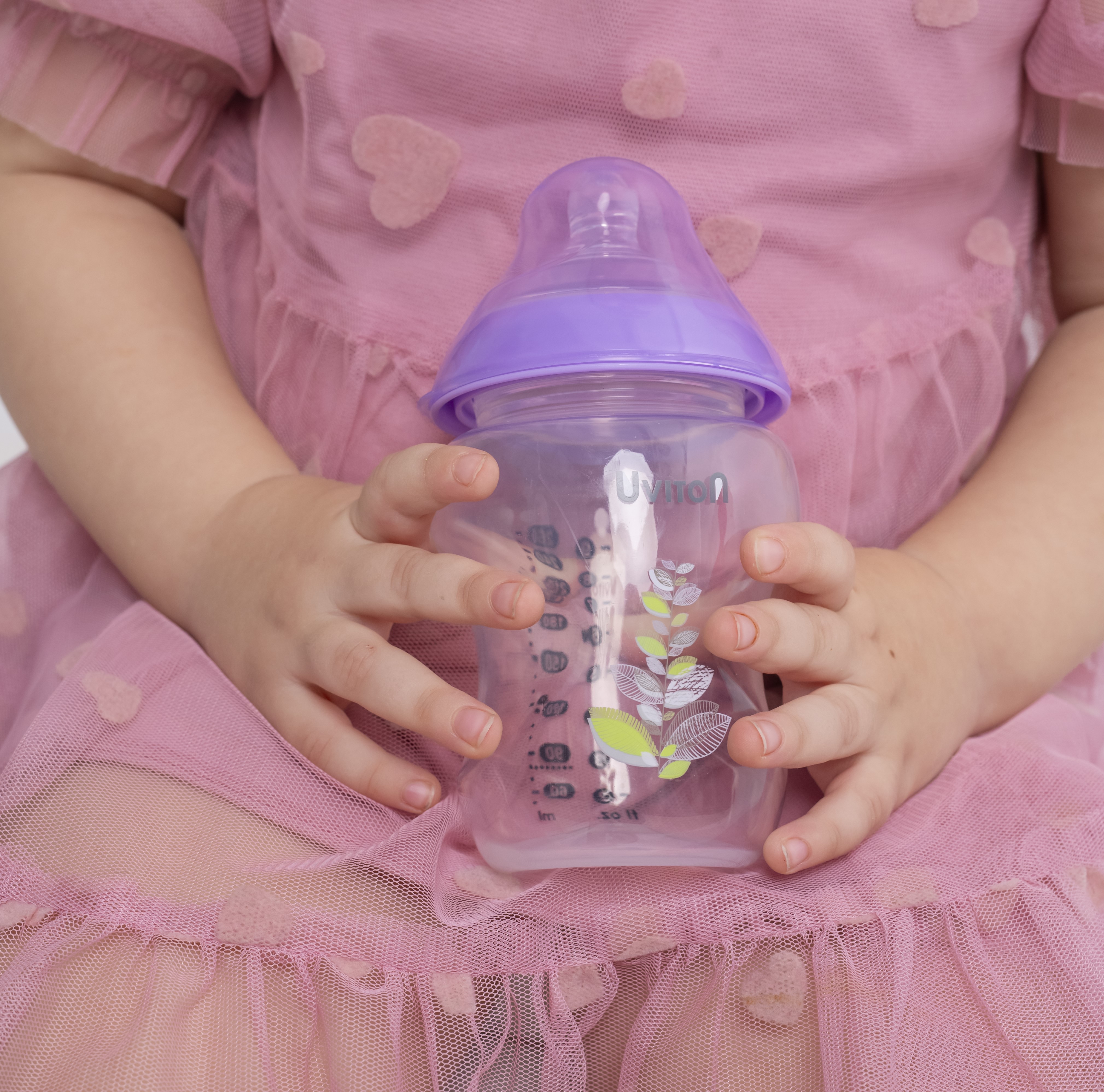 Бутылочка Uviton Anti-Colic 260 мл в ассортименте - фото 8