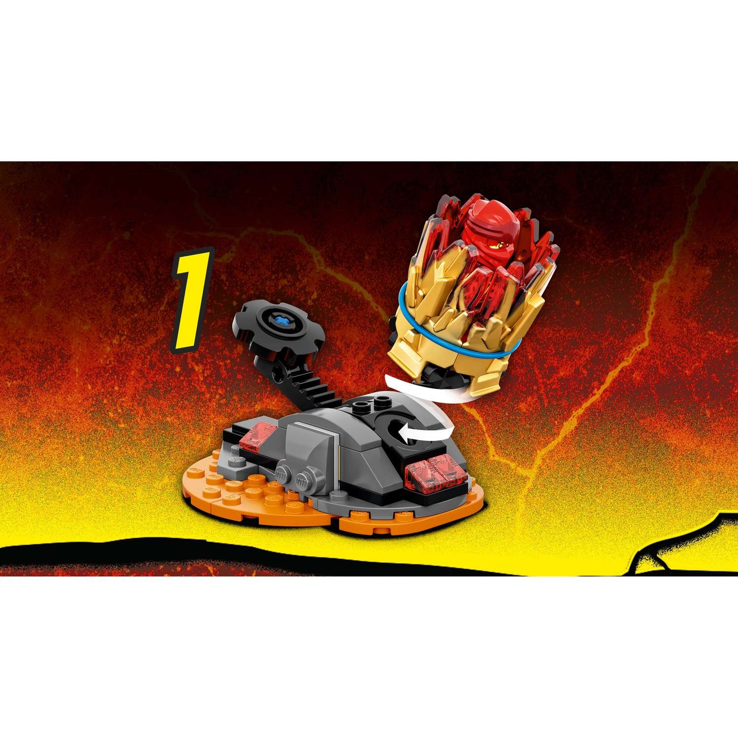 Конструктор LEGO NINJAGO Шквал Кружитцу-Кай блочный - фото 6