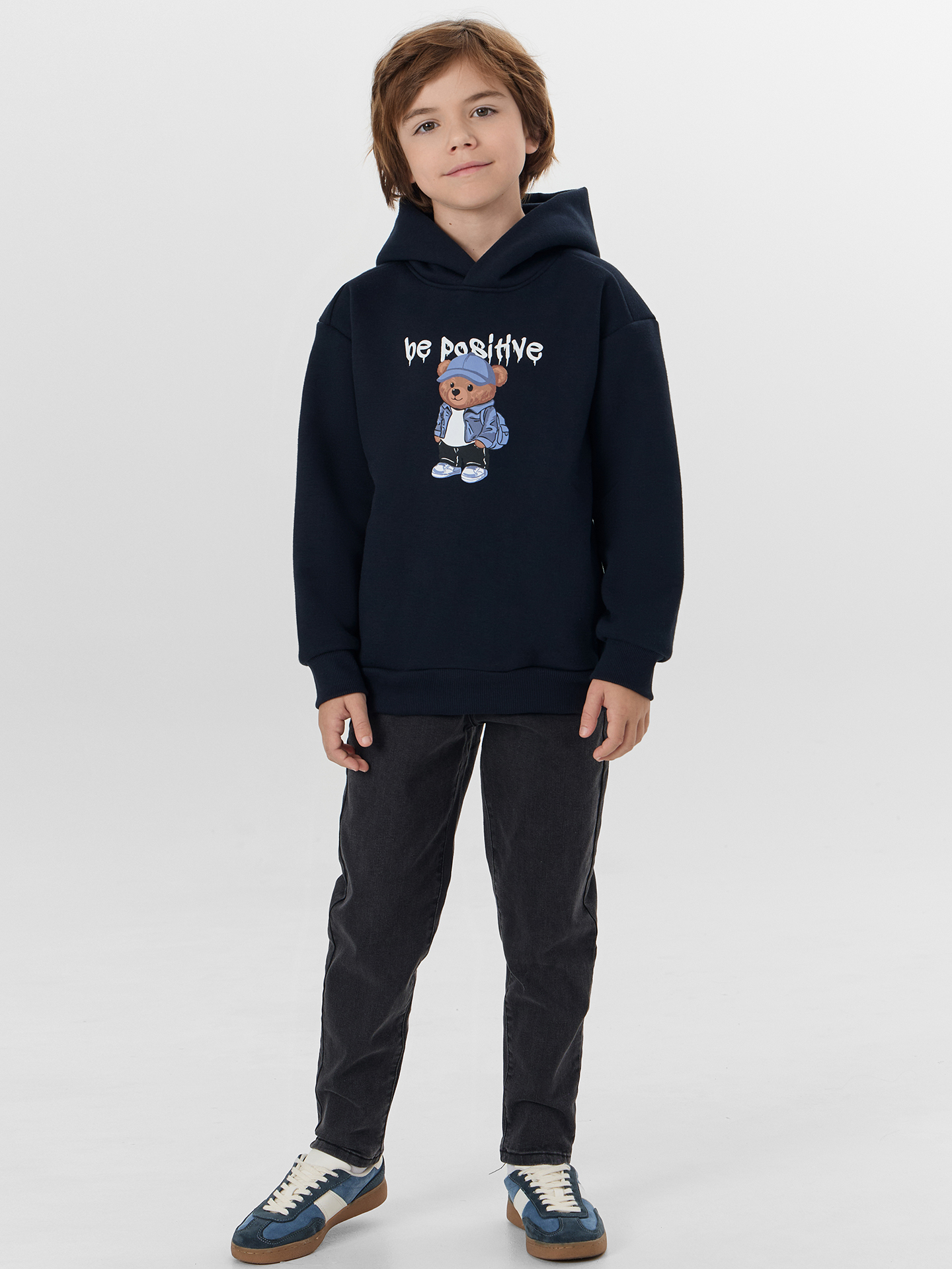 Худи Mark Formelle (Марк Формэль) 123441/неви +печать1 - фото 3