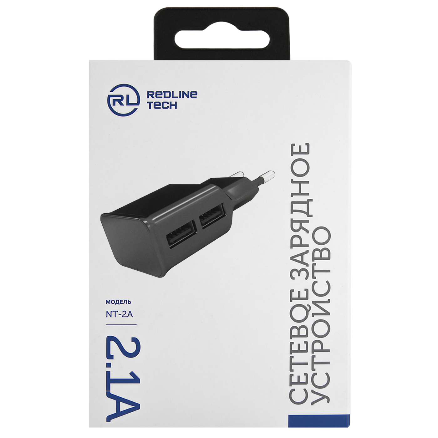 Зарядное устройство RedLine 2 USB модель NT-2A 2.1A черный - фото 3