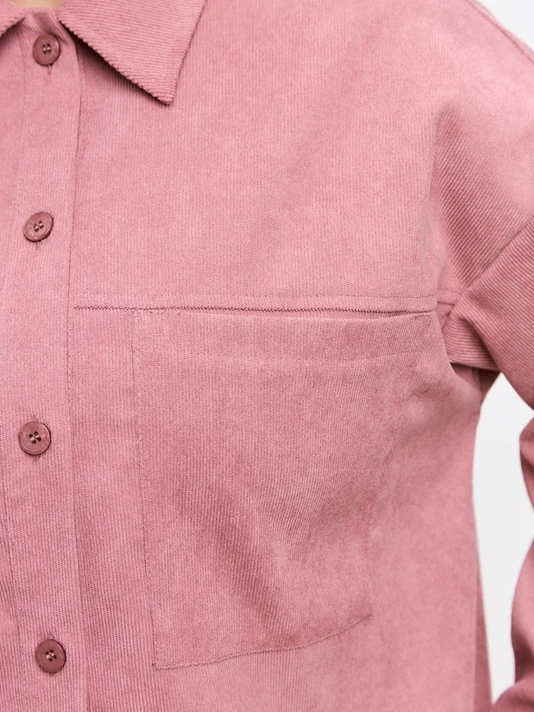 Рубашка МАМИРА РубРозВелв710_46_М - фото 7