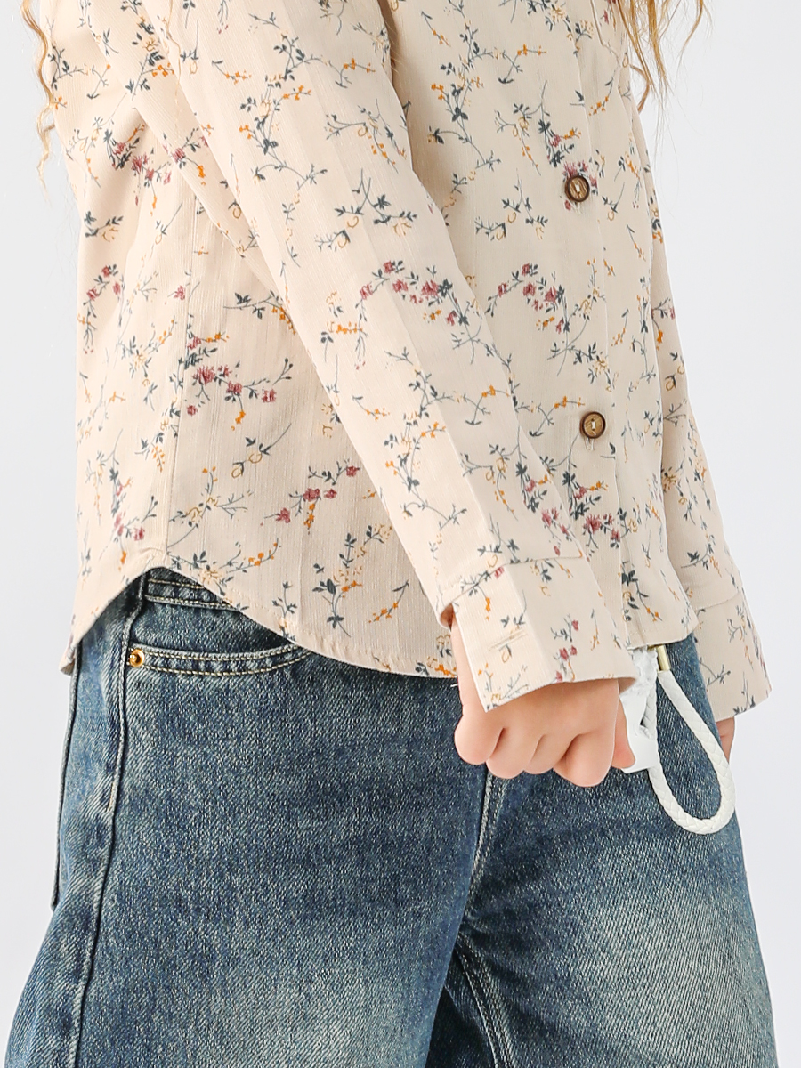 Рубашка Соль и Перец SP1511/кремово-голубой - фото 17