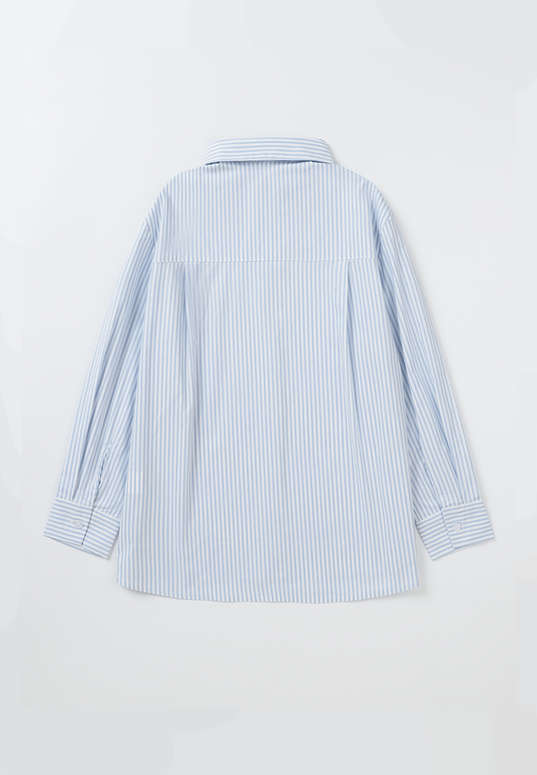 Рубашка artie W25K01RU-1328D/Бело-голубой - фото 3