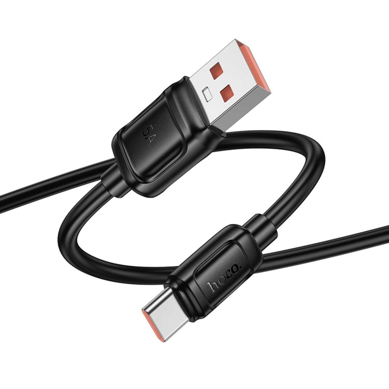 Кабель USB hoco X115 Surpass Type-C 100W 1м PVC - фото 4