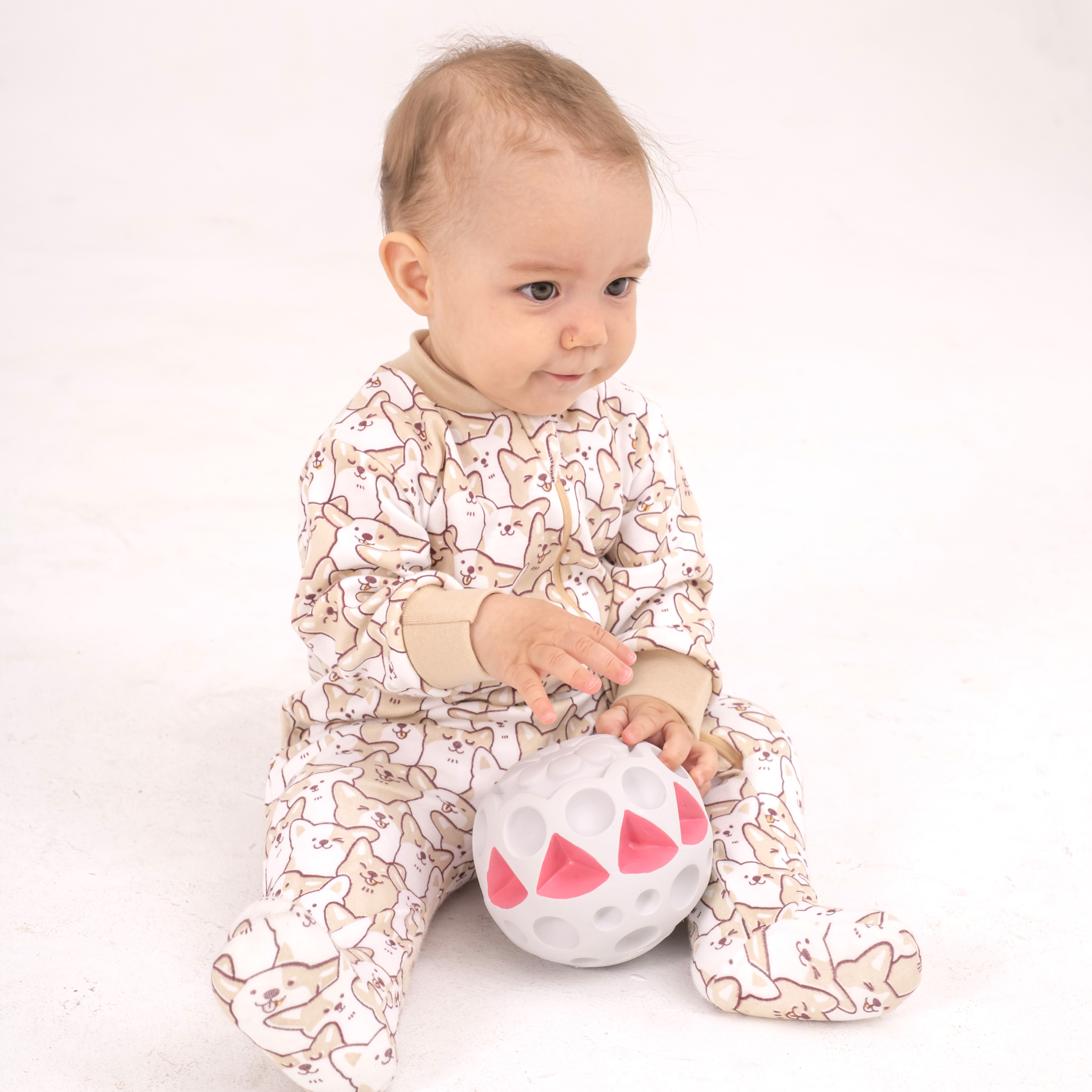 Игрушка Uviton мяч развивающий для малышей 12см - фото 4