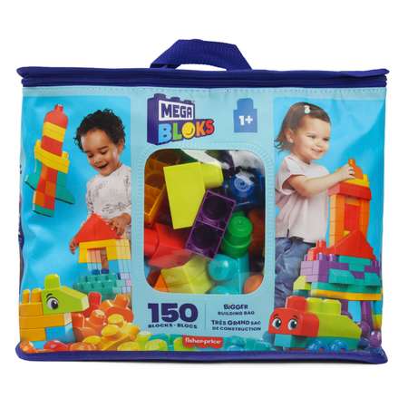 Конструктор Mega Bloks Bigger Building Bag блочный