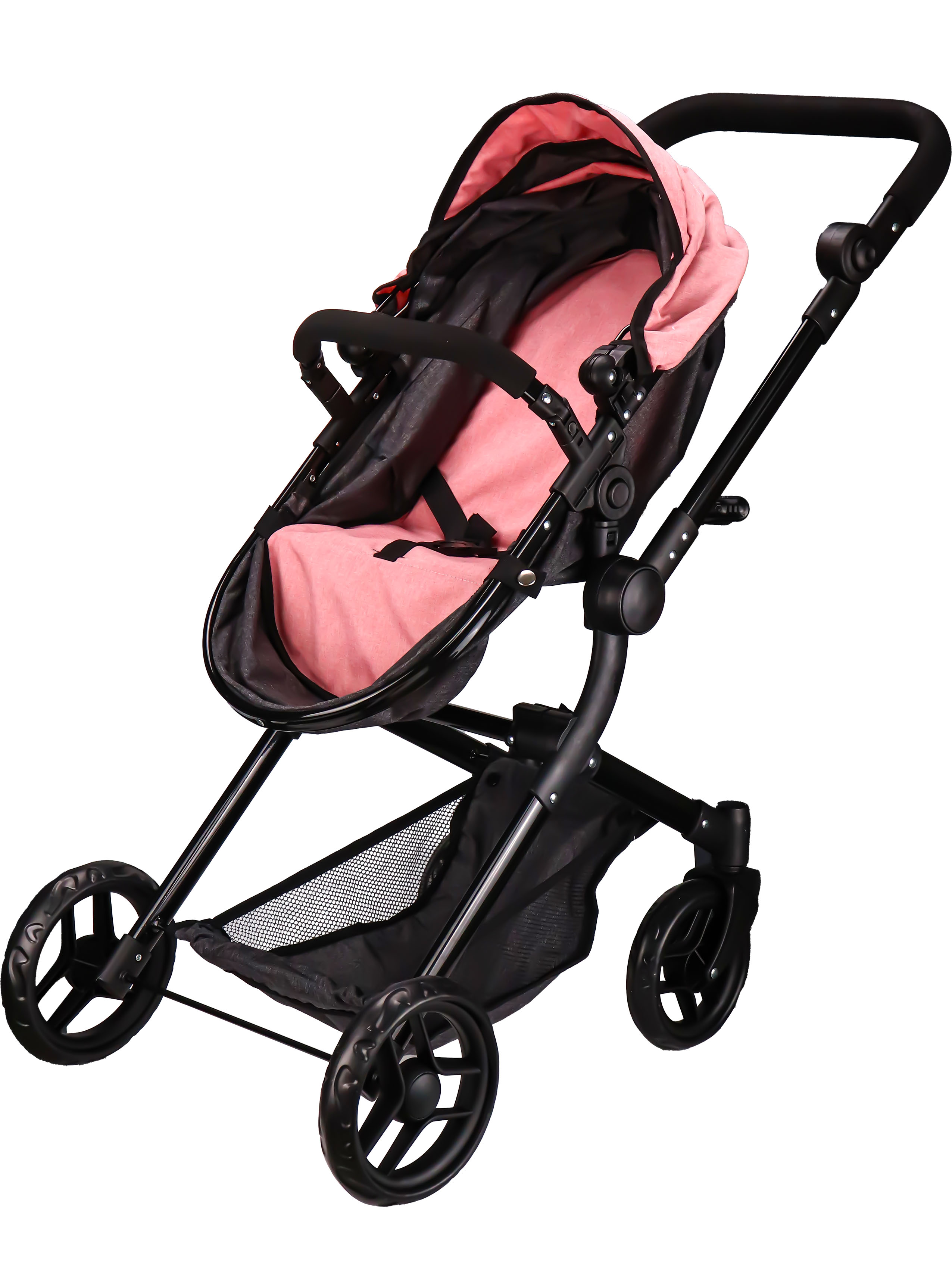 Коляска-трансформер для кукол Рыжий кот 9707-A - фото 4