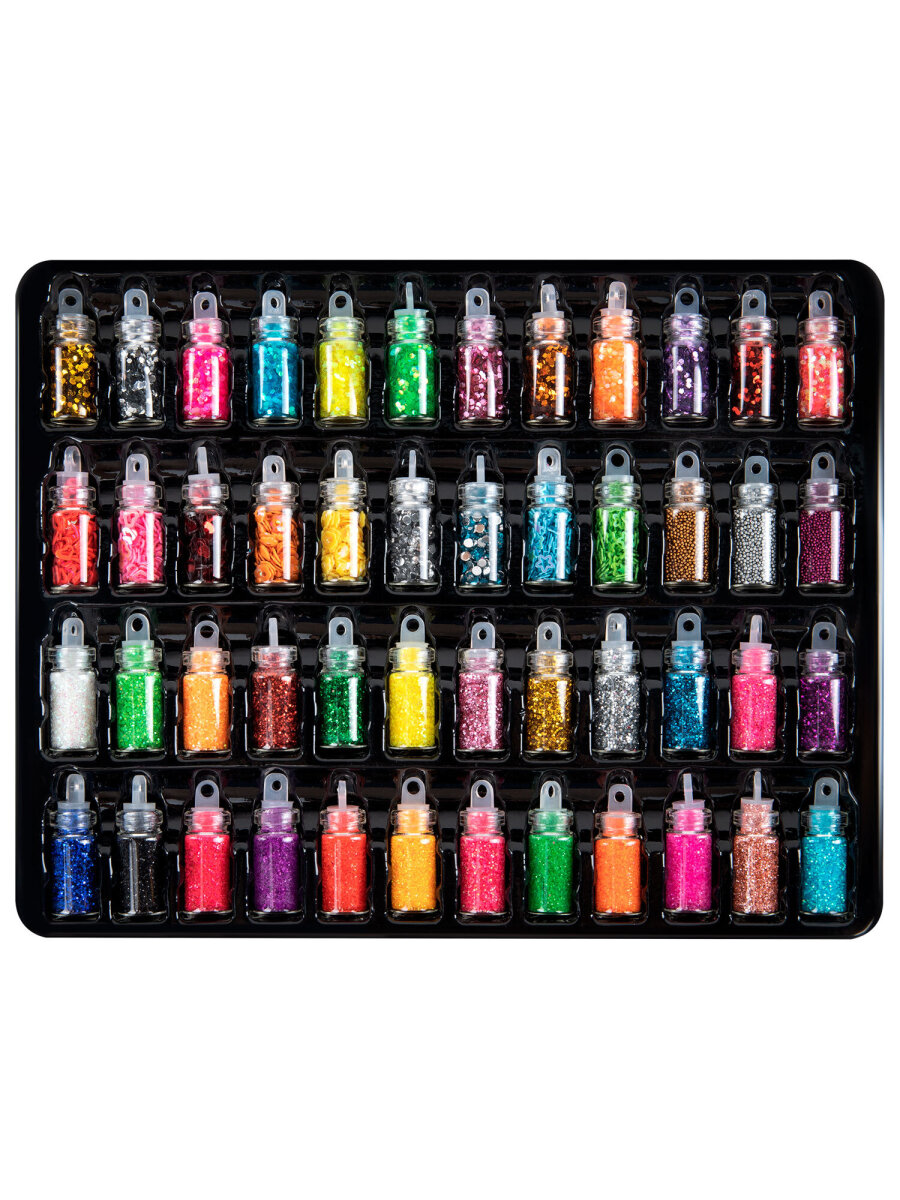 Набор для творчества Остров Сокровищ блестки 48 видов - фото 9