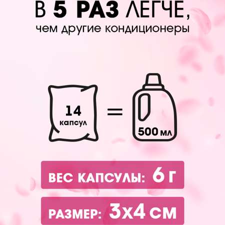 Кондиционер для белья NAMZA в гранулах Сакура 7 шт