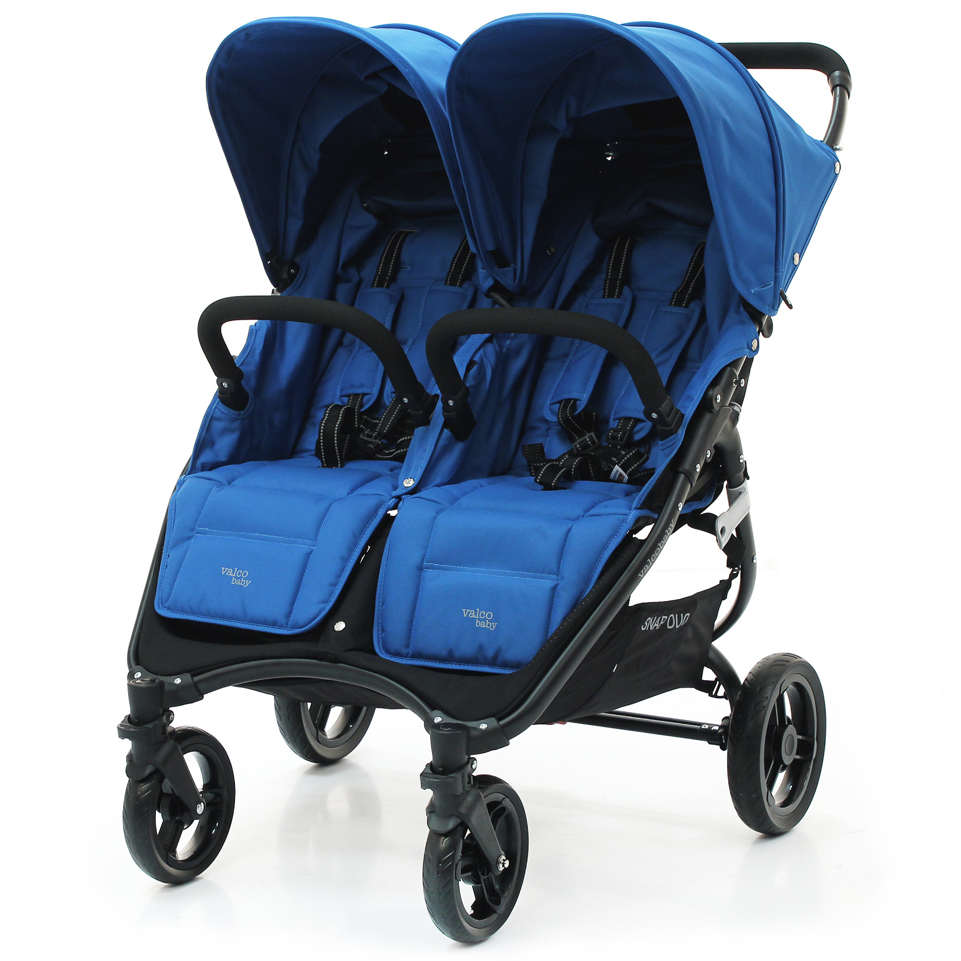 Коляска прогулочная для двойни Valco baby Snap Duo Ocean Blue синий - фото 1