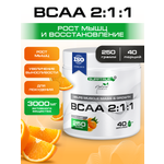 ВСАА SUPPTRUE 250 г. со вкусом апельсина