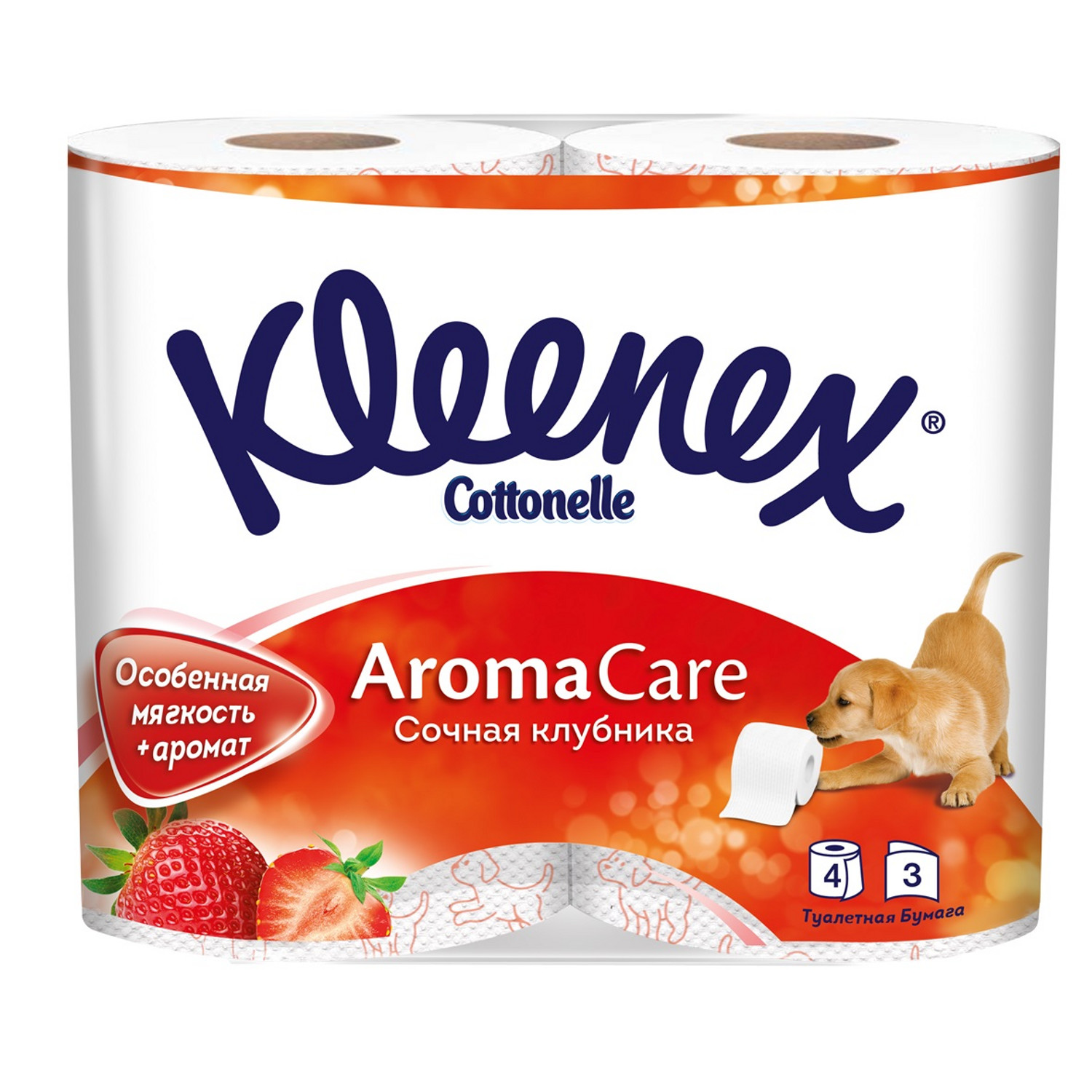 Туалетная бумага Kleenex 4 шт. - фото 2
