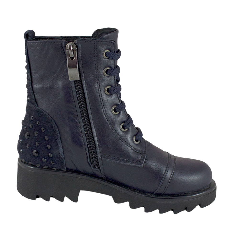 Ботинки Ascenzi 39-4-OV Ascenzi Ботинки для девочки,синий кожа - фото 2