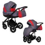 Коляска 2в1 SIGER Alba серый