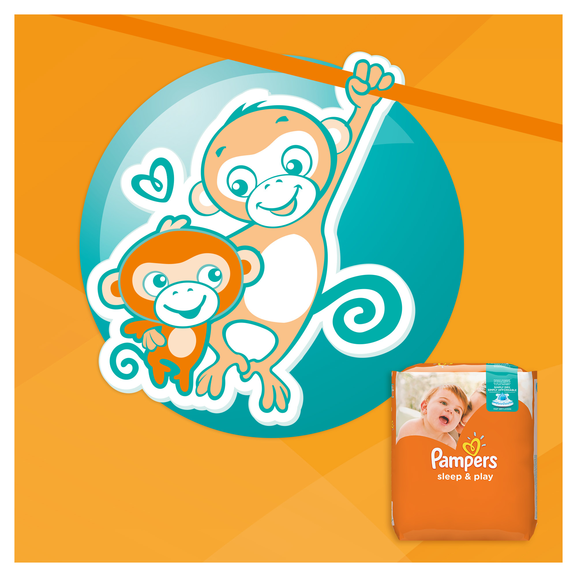 Подгузники Pampers Sleep and Play 3 (5-9 кг) 100 шт. - фото 4