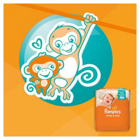 Подгузники Pampers Sleep and Play 3 (5-9 кг) 100 шт.