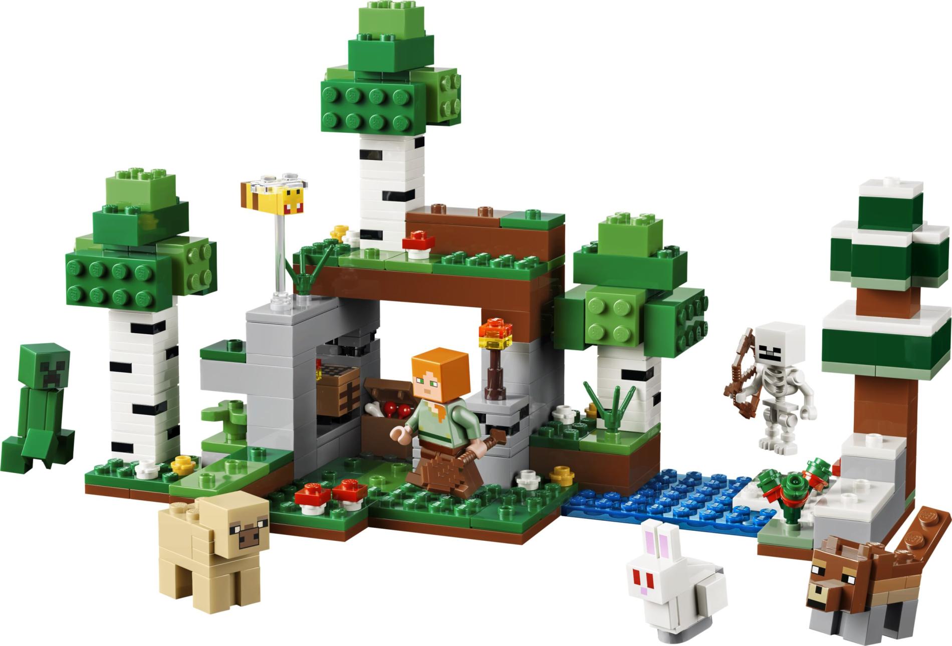 Конструктор LEGO Minecraft Первое ночное приключение 301 дет. - фото 1
