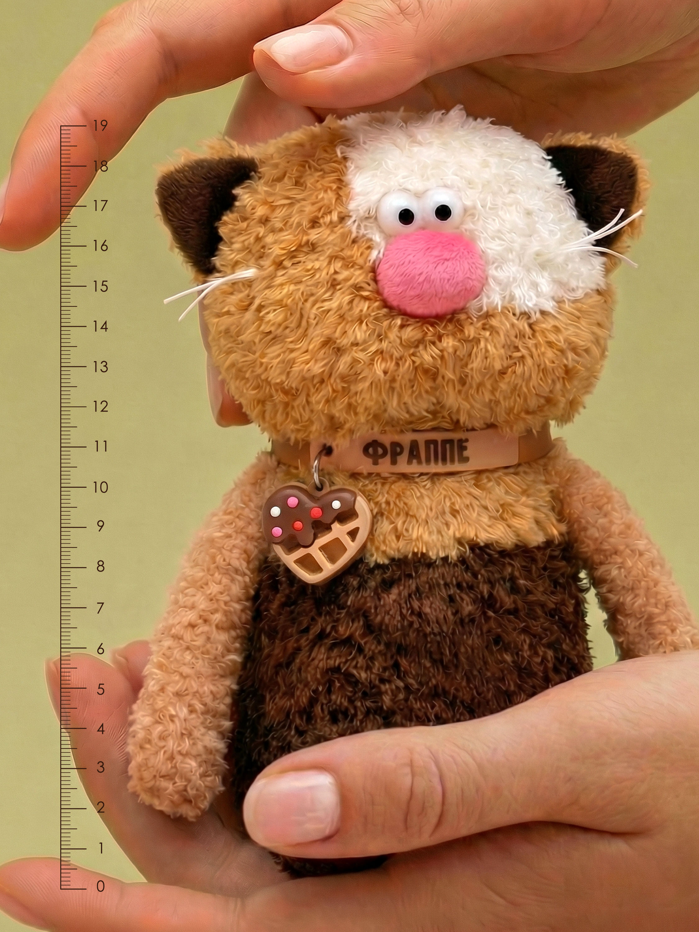 Мягкая игрушка BUDI BASA Кофейный Кот Фраппе - фото 4