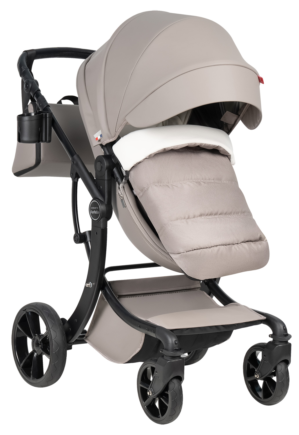 Коляска трансформер Aimile Spring бежевый - фото 13