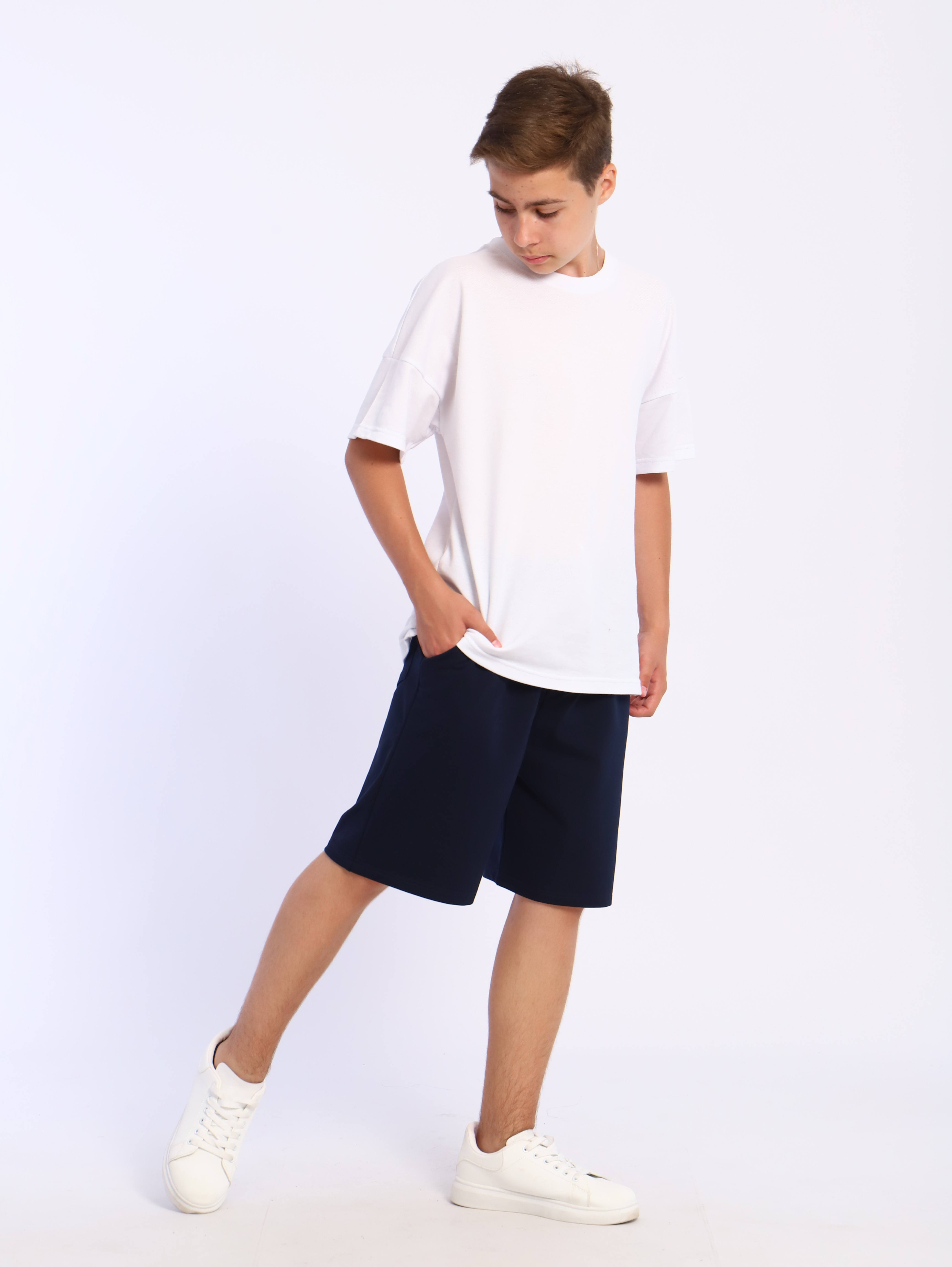 Шорты ЛАДОШКИ Шорты Олег синий - фото 6